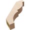 Ekena Millwork 3-inch W x 14-inch D x 14-inch H Valencia Rough Cedar Woodgrain TimberThane Knee Brace, Primed BRCUR03X14X14VALRCPR - alternate 6